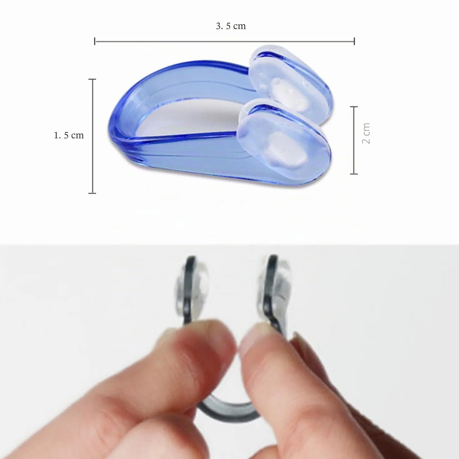 Pinzas de Nariz para Natación de Silicona Reutilizables para Adultos Niños