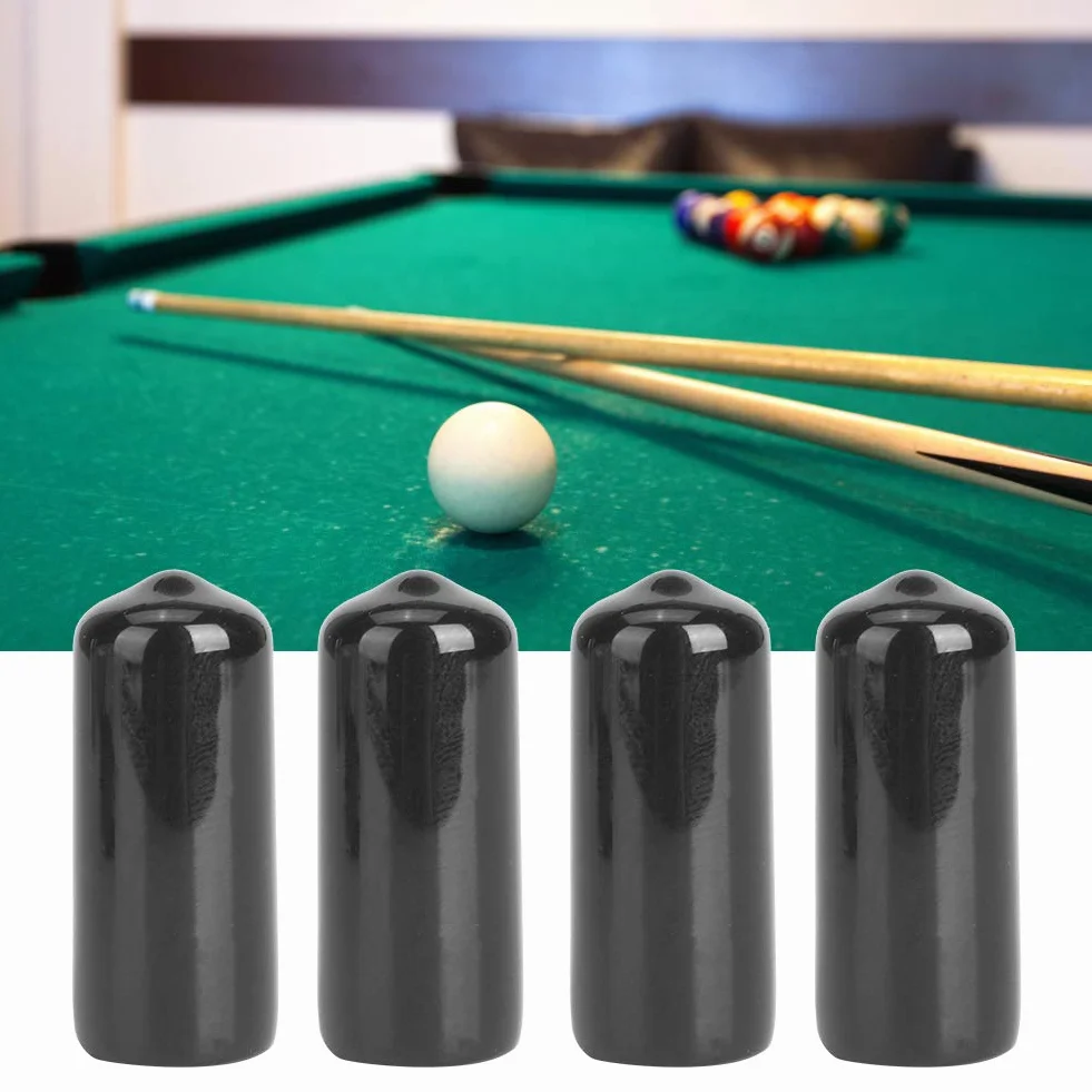 KIMISS Protector de Punta de Taco de Billar, Cubiertas de Goma Duradera, 13 mm, 2 Piezas