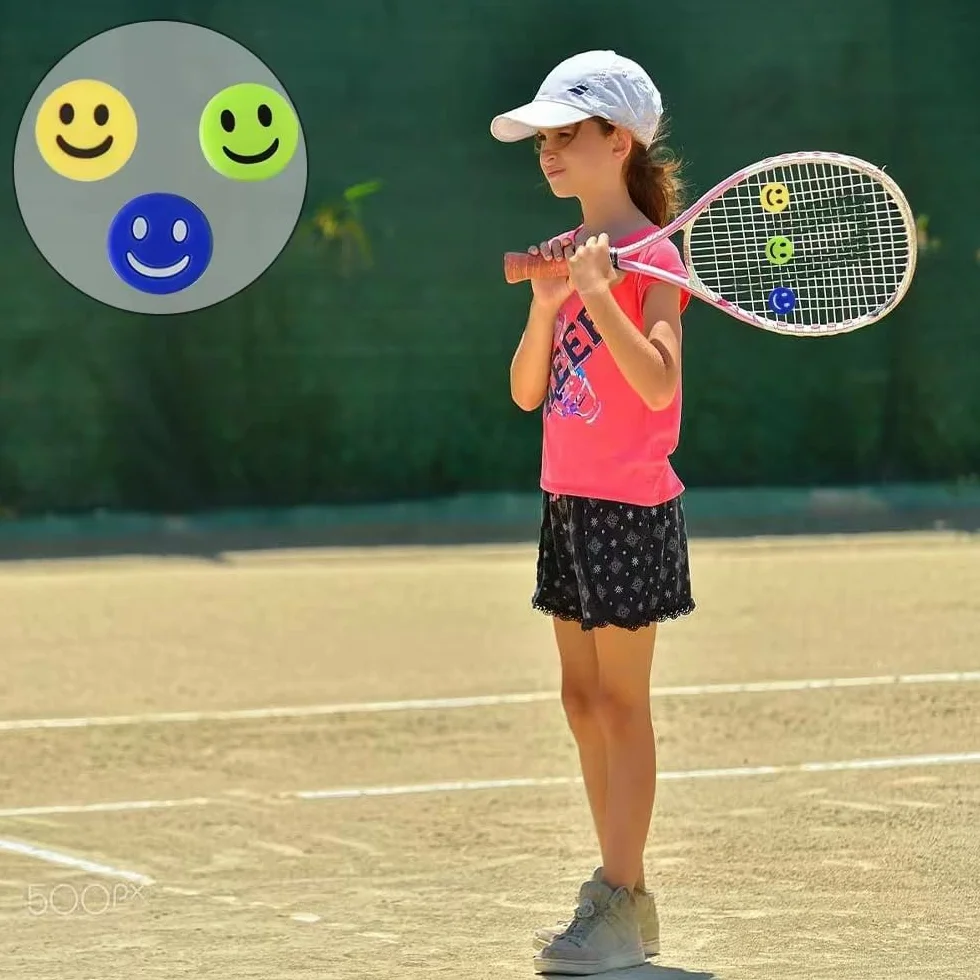 FYACCD Amortiguador Raqueta Tenis 3 Piezas Silicona para Bádminton Accesorios