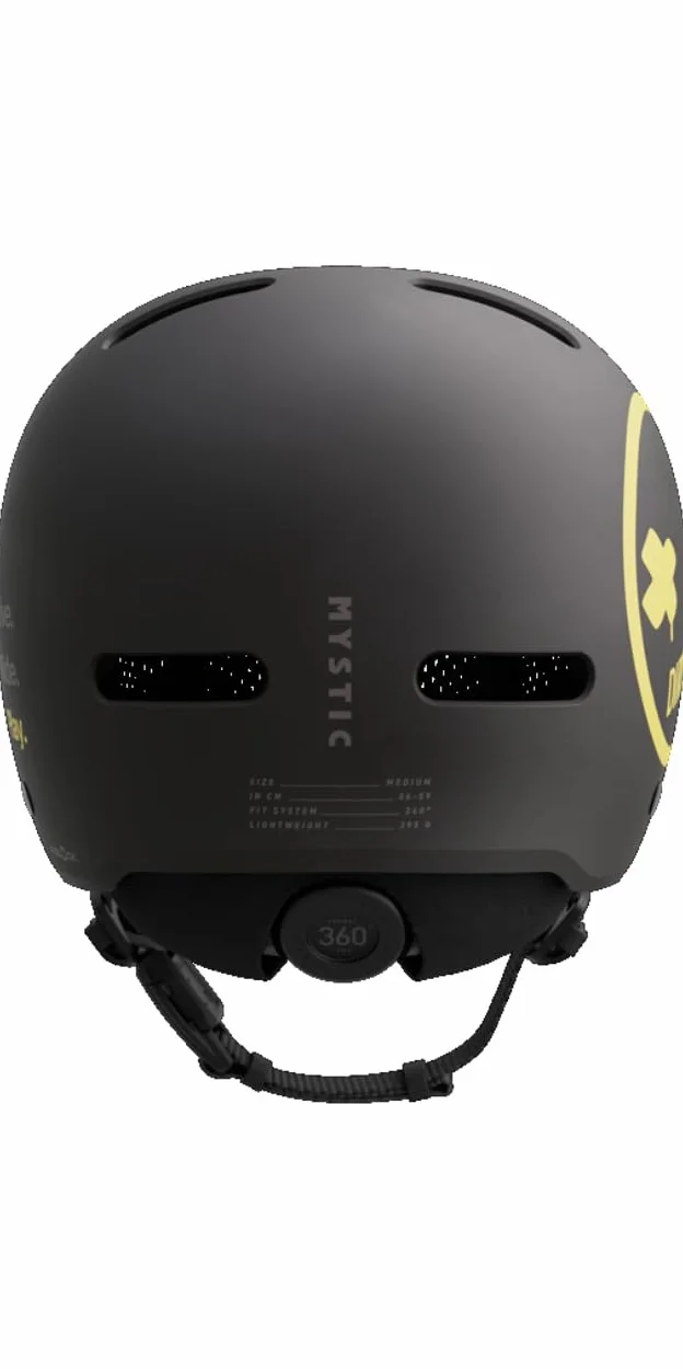 Mystic Casco Vandal Pro Dirty Habits 2026 negro amarillo