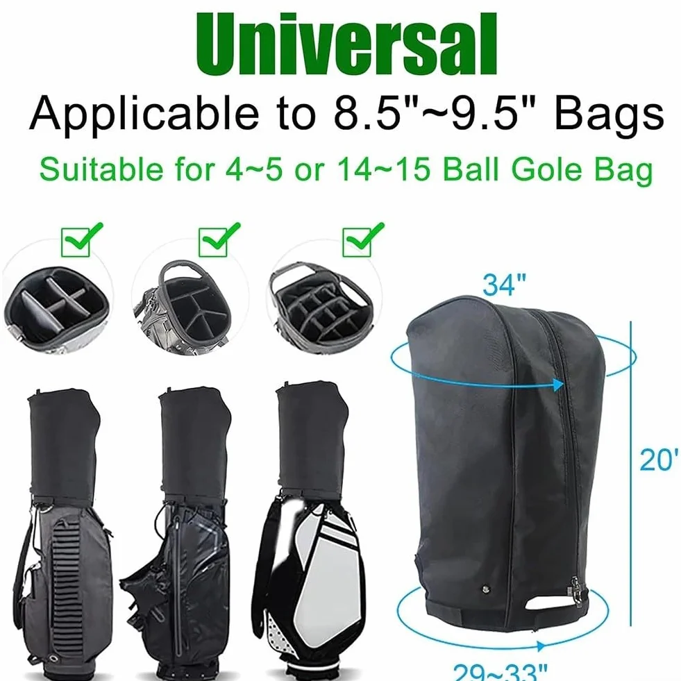 Bolsa de golf impermeable cubierta antipolvo Ran Hood lluvia