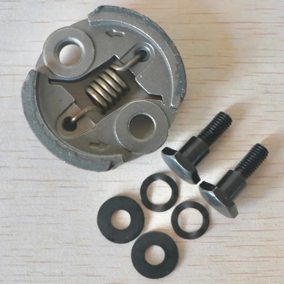 Clutch Set con Screws para 1E34F 2-Stroke Lawn Mower Replación Parte Equipo de energía Exterior