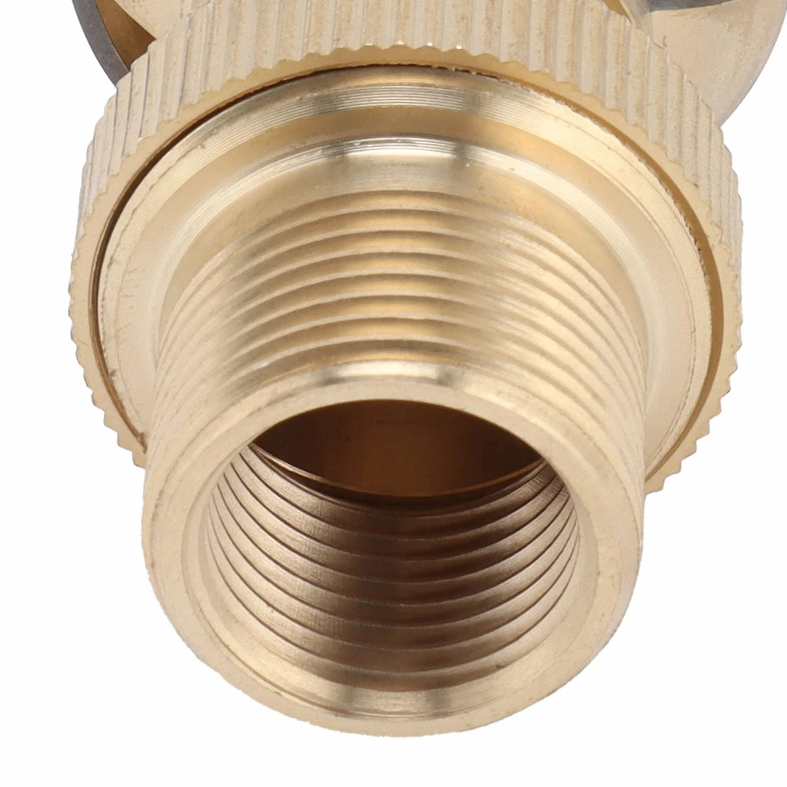 Cabezal de pulverización de chorro de dirección ajustable de latón, boquilla de fuente de agua de cedro de torre de hielo Cabezal de pulverización Aspersor(G1/2 Female Thread G3/4 Male Thread 25mm)