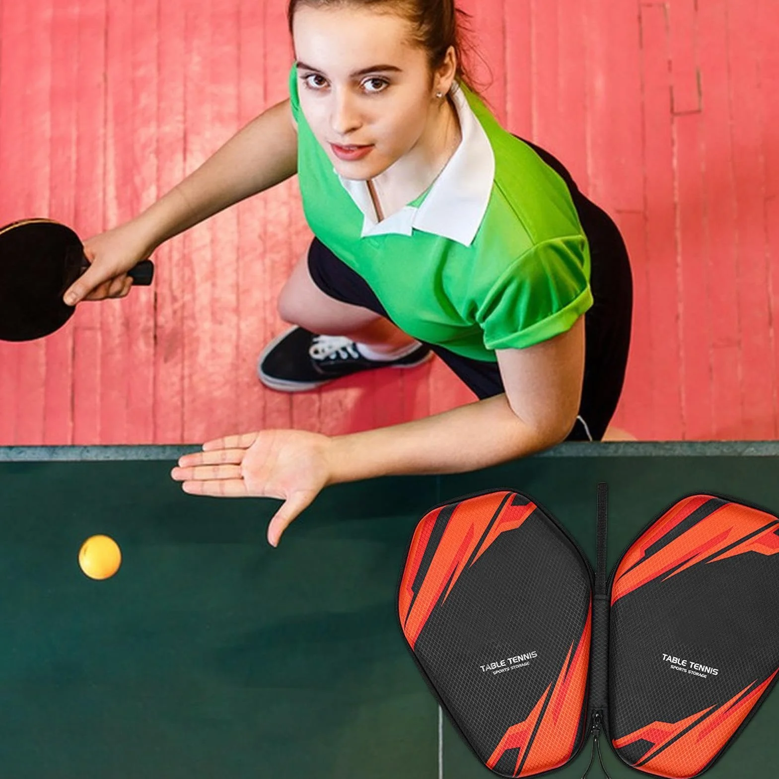 Funda Impermeable para Paleta de Ping Pong, Bolsa de Almacenamiento Organizadora a Prueba de Polvo
