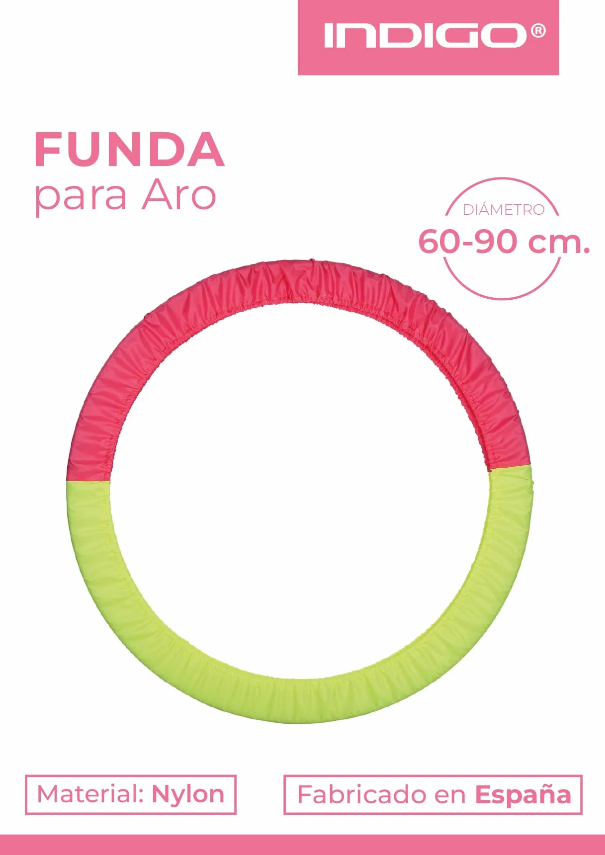 DRUNA Funda de Aro de Gimnasia Rítmica Indigo 60-90 cm Universal
