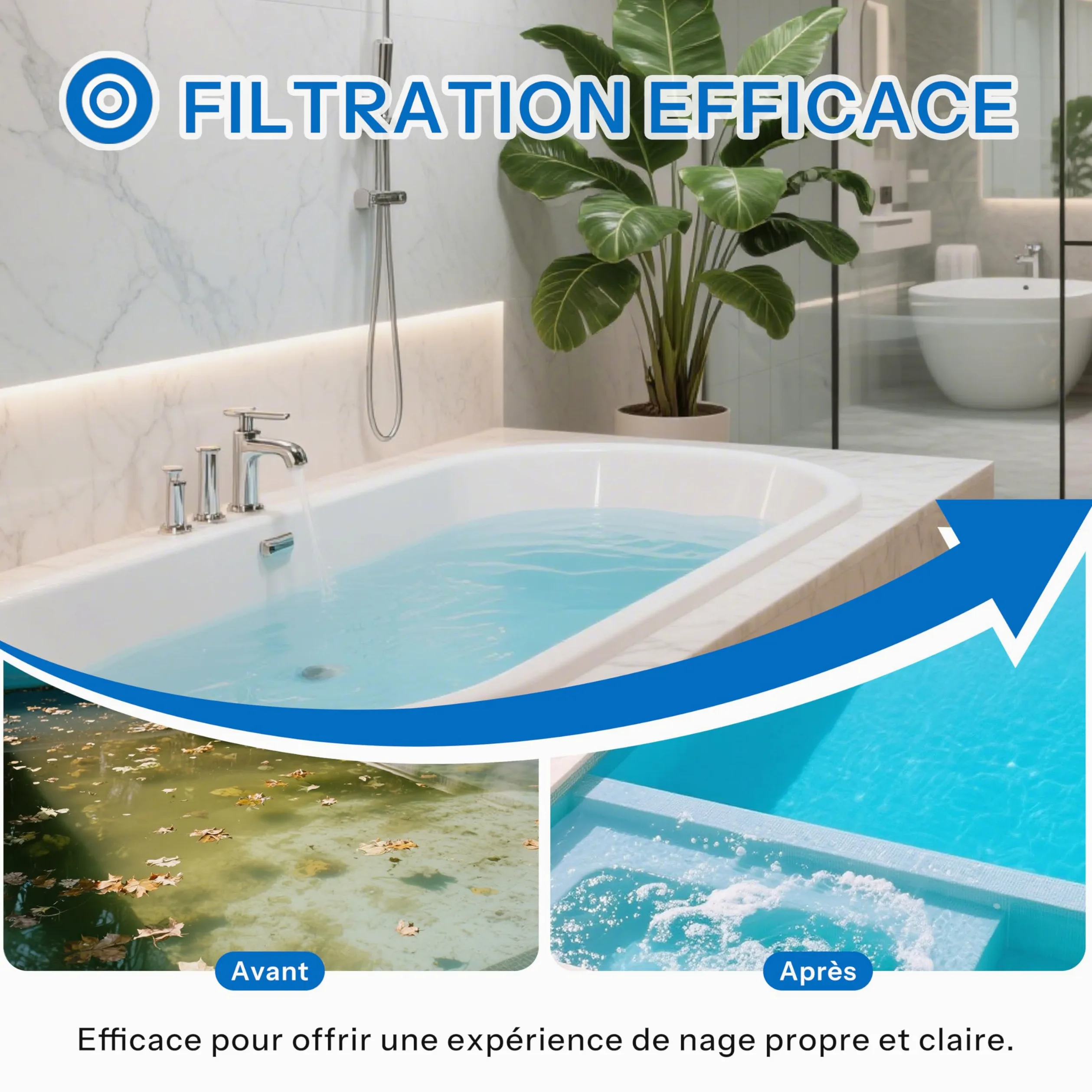 Cartucho de filtro compatible con Pleatco PJ100-4, Unicel C-9699, Filbur FC-1490, Jacuzzi CFR100, Waterair CFR100 para piscina, 1 paquete