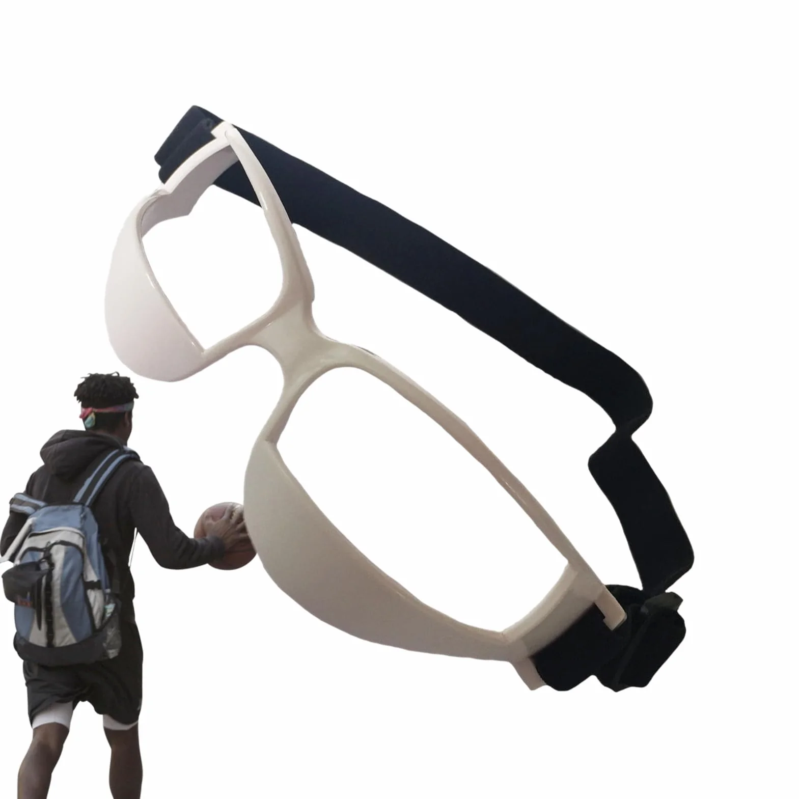 Gafas de baloncesto protectoras portátiles para regatear equipo de entrenamiento