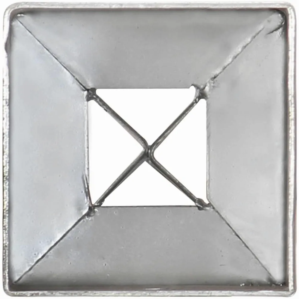 Estacas de suelo (6 piezas, 7 x 7 x 90 cm, acero galvanizado, para jardín, vallas, camping