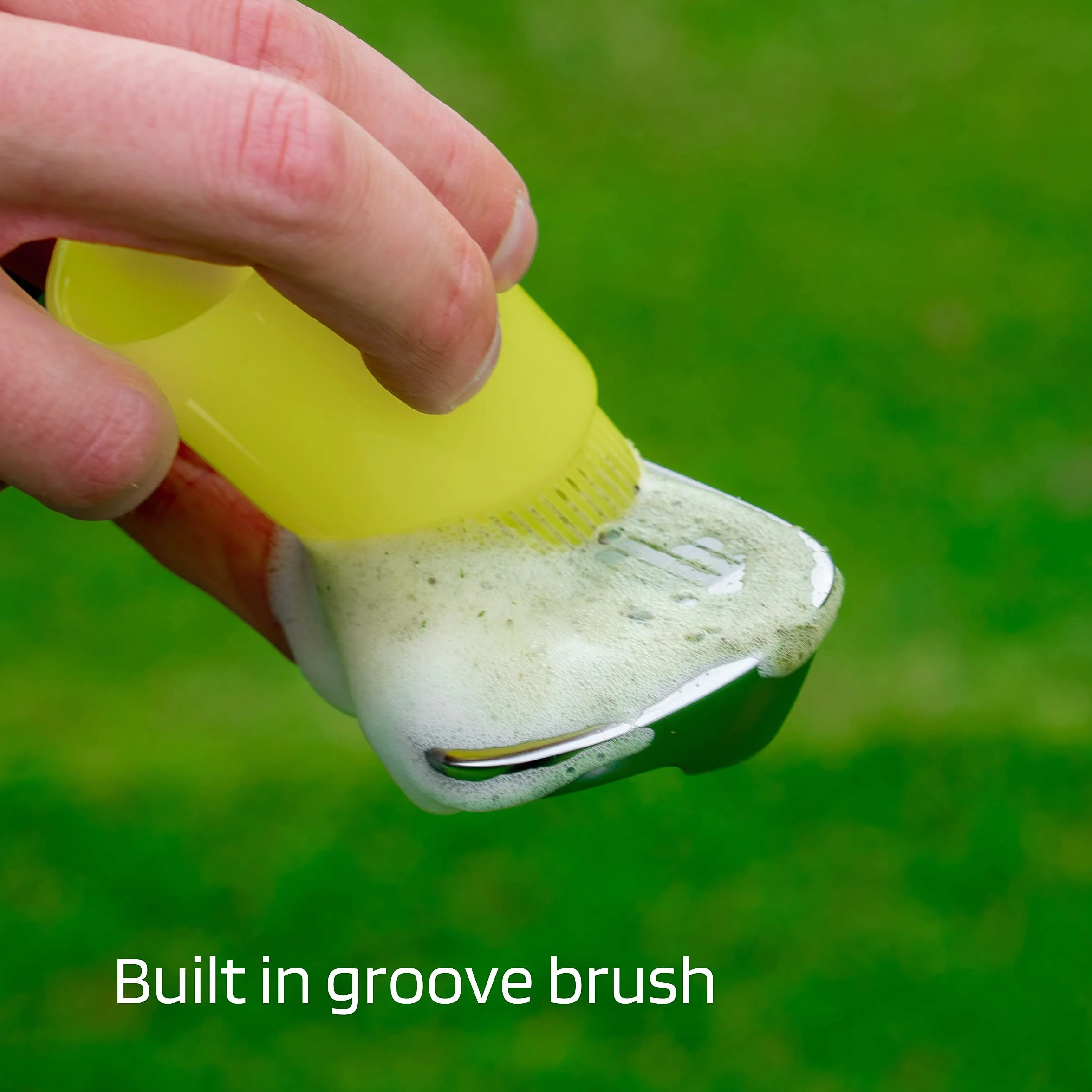 Impact Detect Club Clean Limpiador de Palos de Golf Espuma y Cepillo