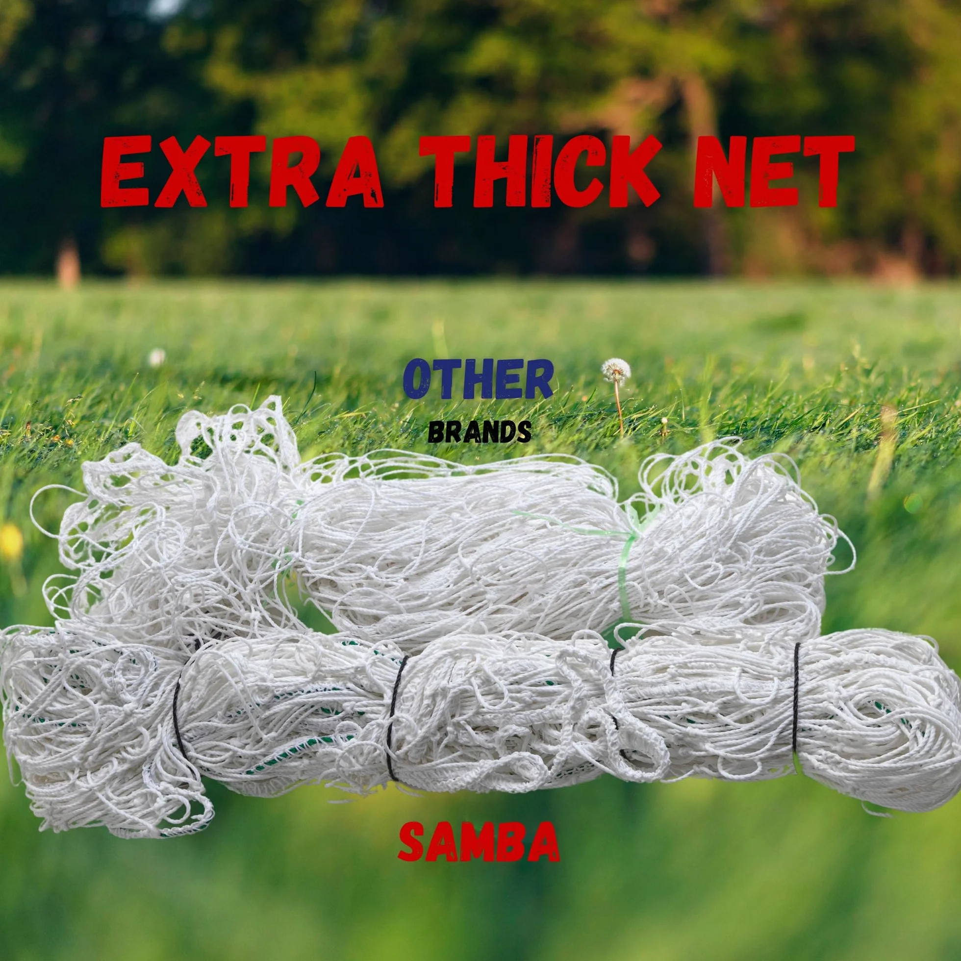 Samba 6ft x 4ft Locking Goal Portable Garden Football Goal Posts White