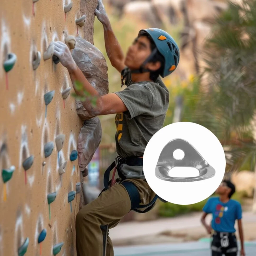 Namvo Ganchos de Anclaje para Escalada en Roca de Acero Inoxidable 2500 kg, Paquete de 2
