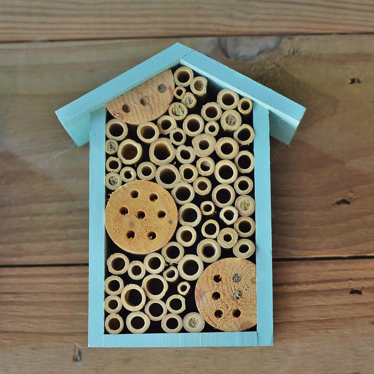 Nature's Way Bird Products PWH1-C Casa de Abejas Verde Azulado