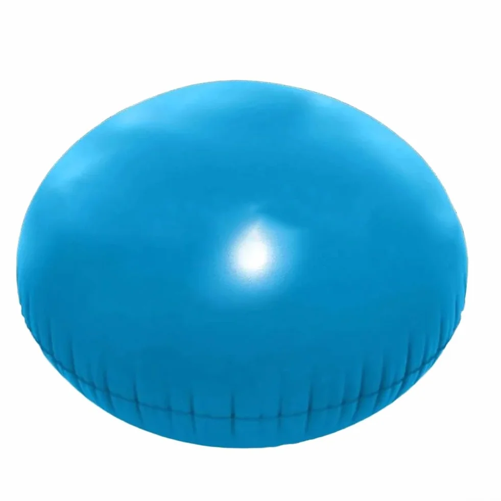 Cojín de piscina de invierno, almohadas redondas inflables de invierno, almohadas de piscina de ecualizador de hielo para piscinas sobre el suelo (150 cm + cuerda)