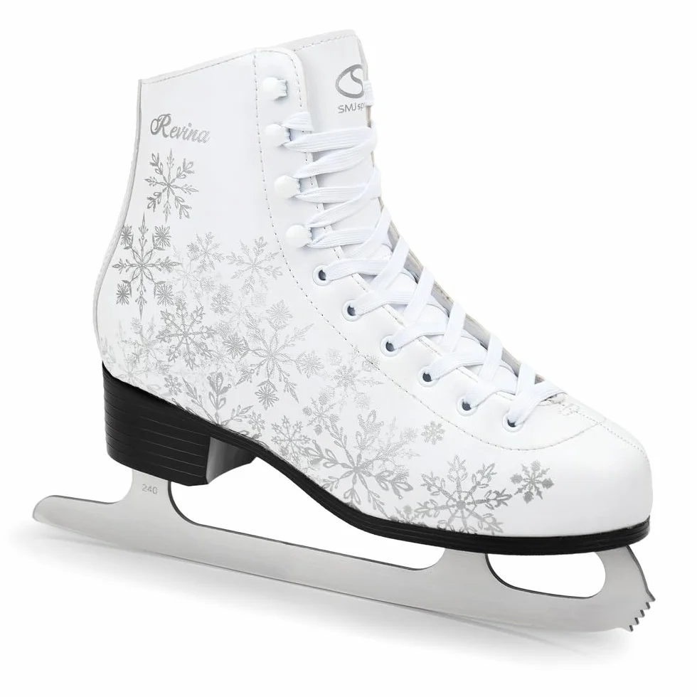 MADIVO SMJ Revina Patines de hielo para mujer patinaje artístico clásico blanco tallas 36-42