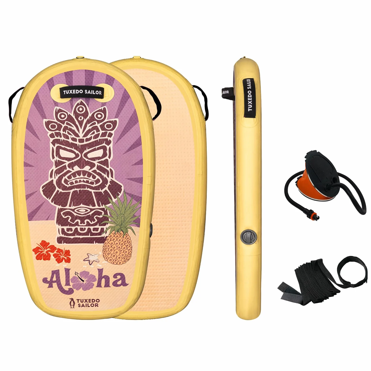 Tuxedo Sailor Tabla de Bodyboard Hinchable para Niños Surf Playa Piscina