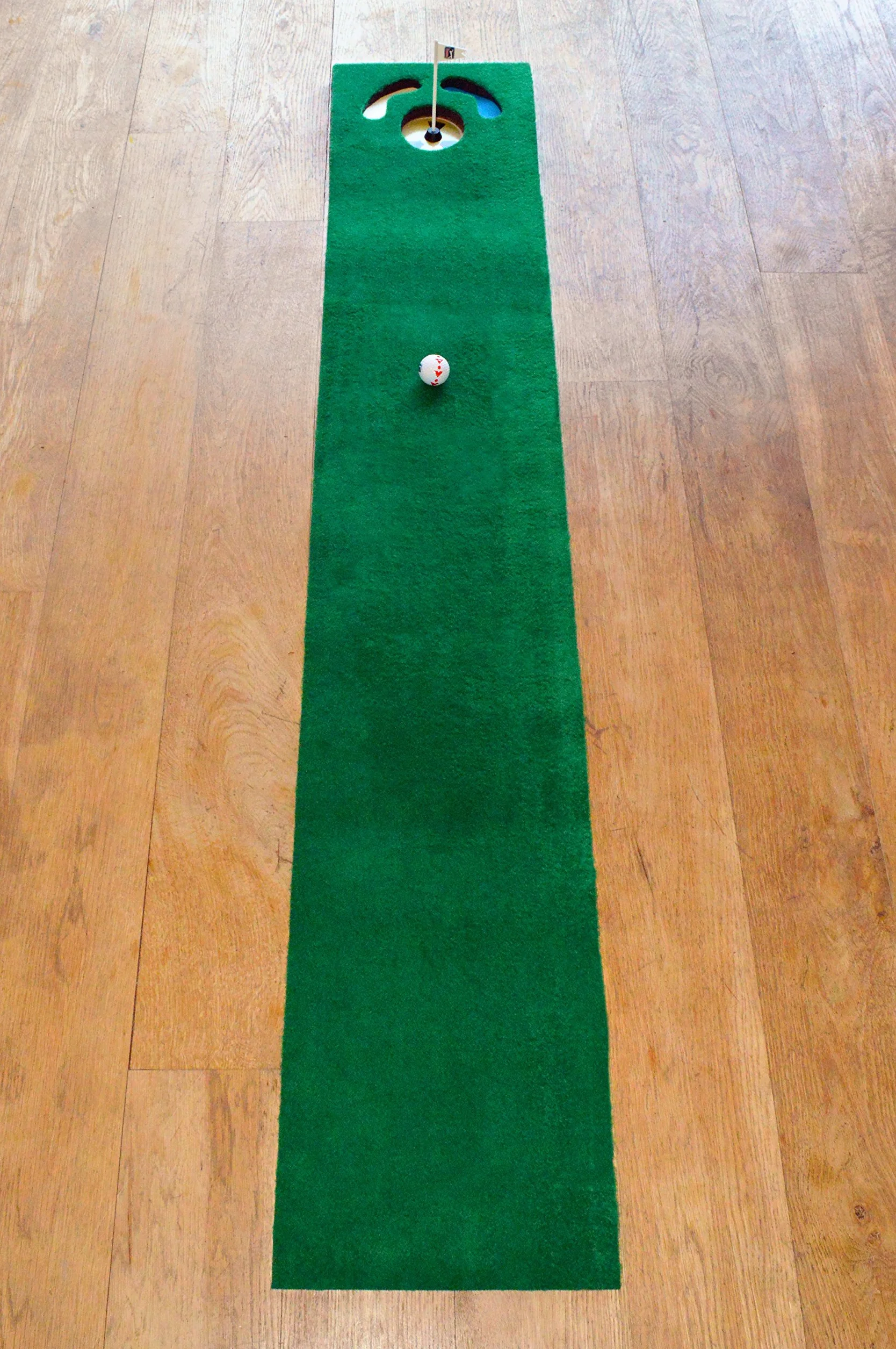 PGA Tour Pelota Alineación Herramienta Alfombrilla Putting Bola Guía 6 Pies Verde