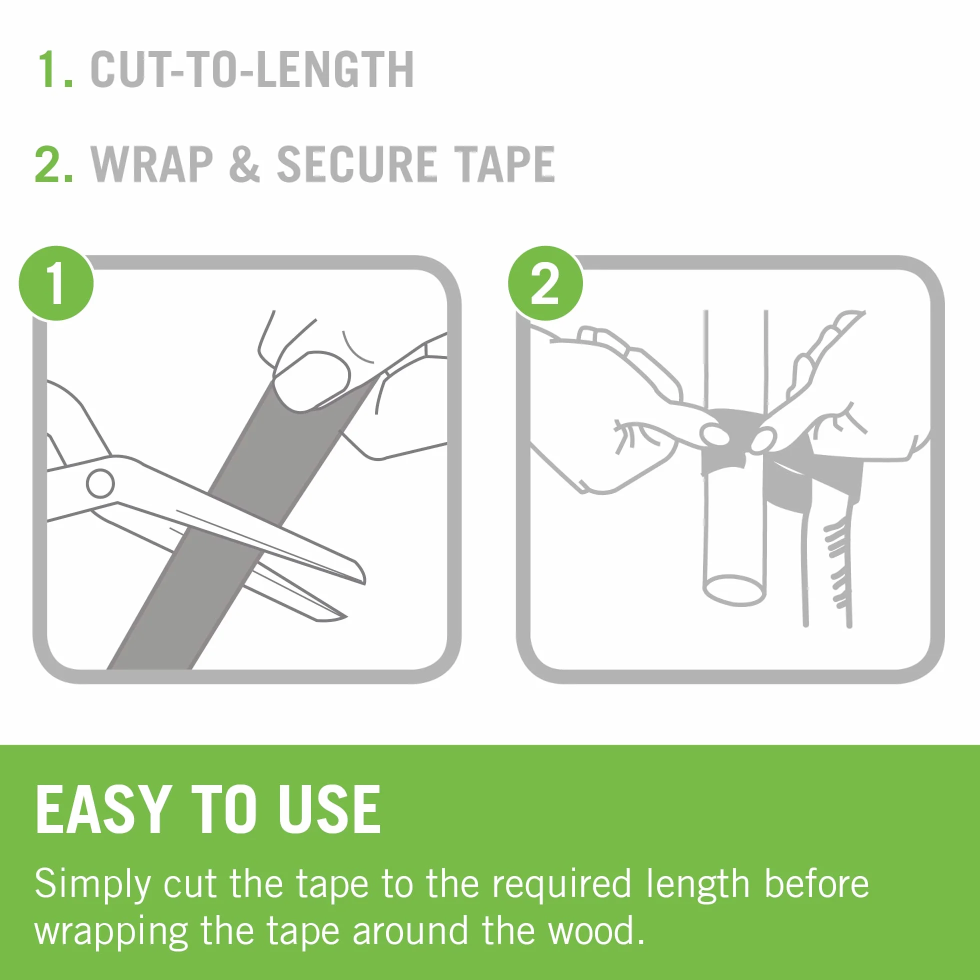 VELCRO Brand ONE-WRAP Sujeción para plantas 12mm x 5m Verde