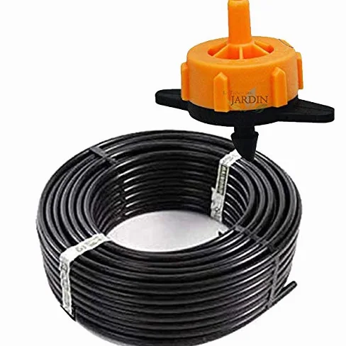 Suinga Tuberia Riego por Goteo 16mm 100 metros | 100 Gotero Autocompensante 2 Litros | Goteros para Riego por Goteo Jardin Tubo