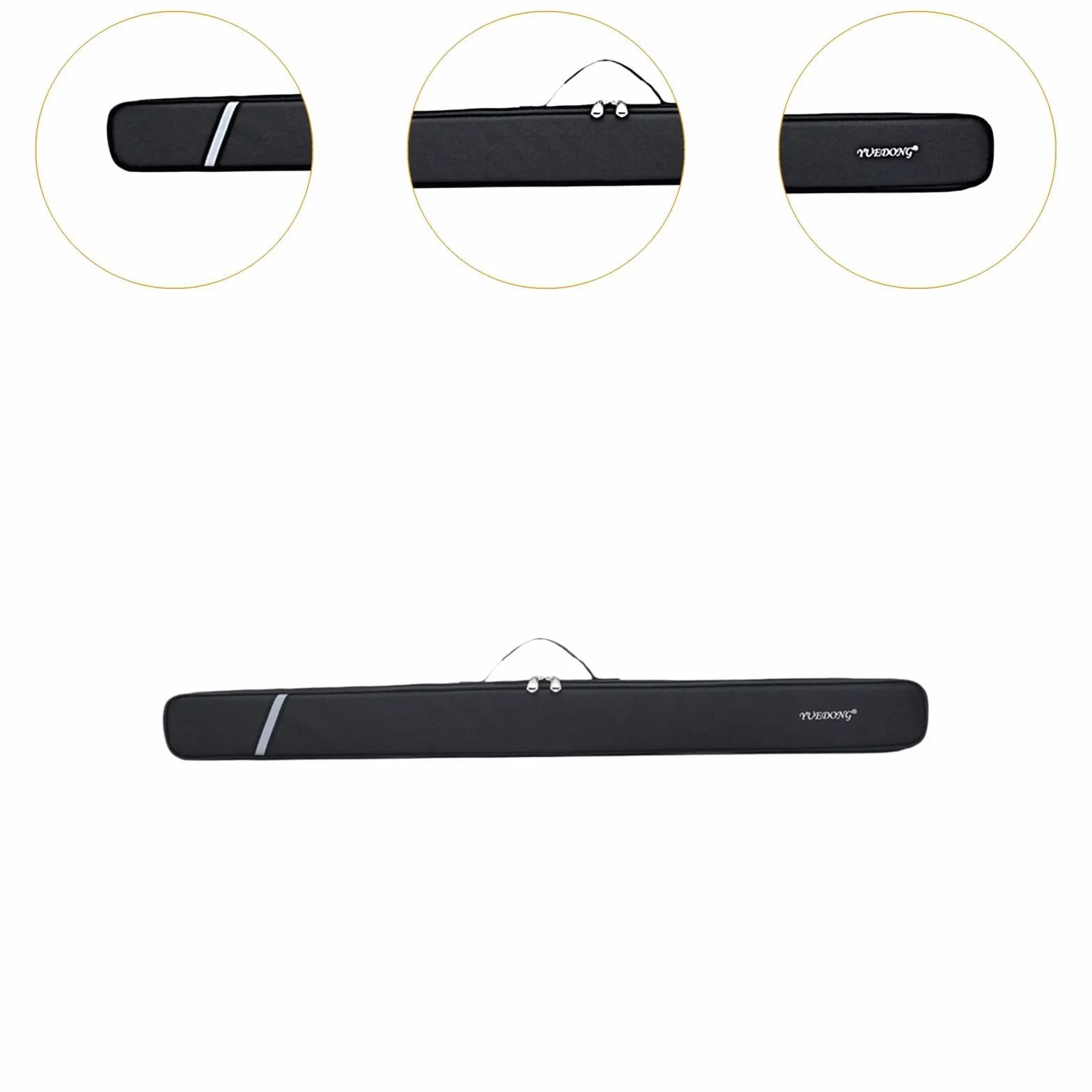 Milageto Funda para Tacos de Billar Bolsa de Pool Estuche de Snooker Resistente al Agua
