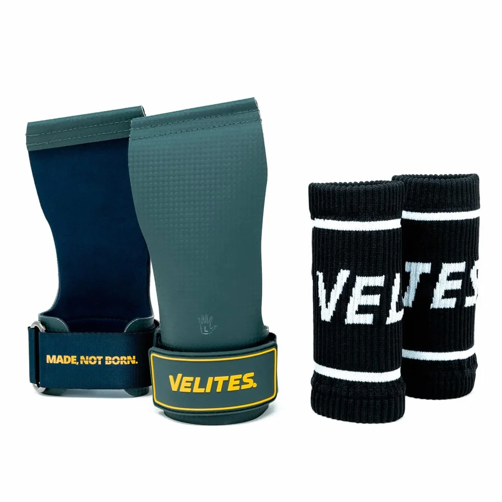 Velites Calleras Quad Ultra Sin Magnesio para Atletas de Crosstraining Gimnasia Talla L Verde
