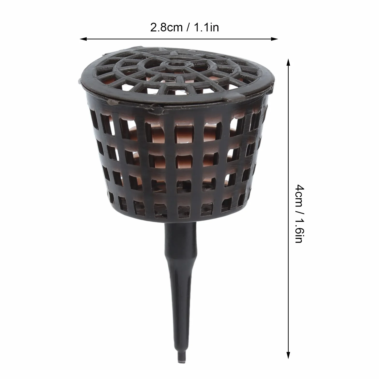 50 Piezas Cesta de Fertilizantes BonsáIs de PláStico, Cesta de Fertilizante PortáTil con Tapa Cultivo Fertilizante Caja de Contenedores Herramienta de Bonsai PortáTil para Flor de Planta