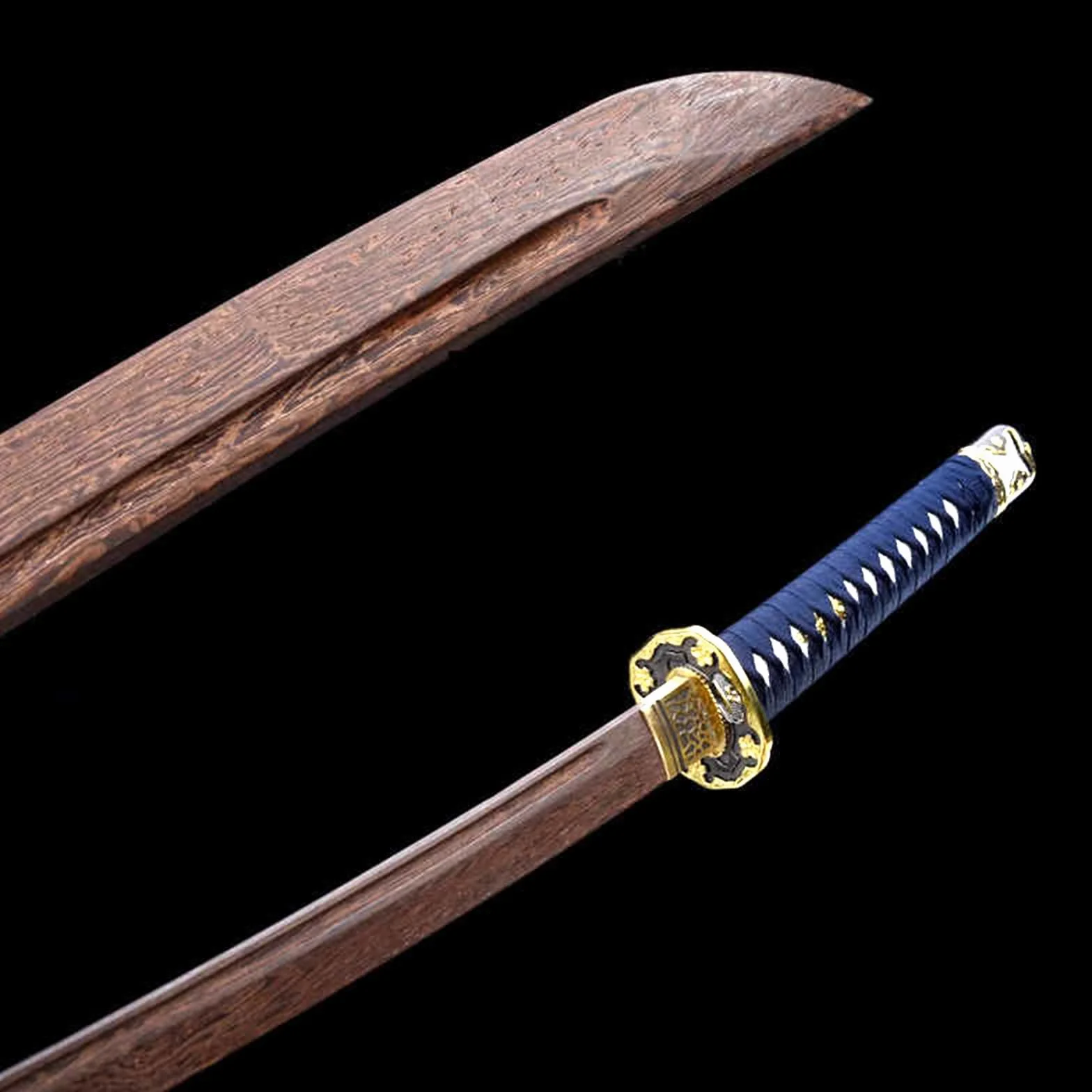Katana Japonesa de Madera Tachi Palisandro Natural 104 cm Entrenamiento Kendo