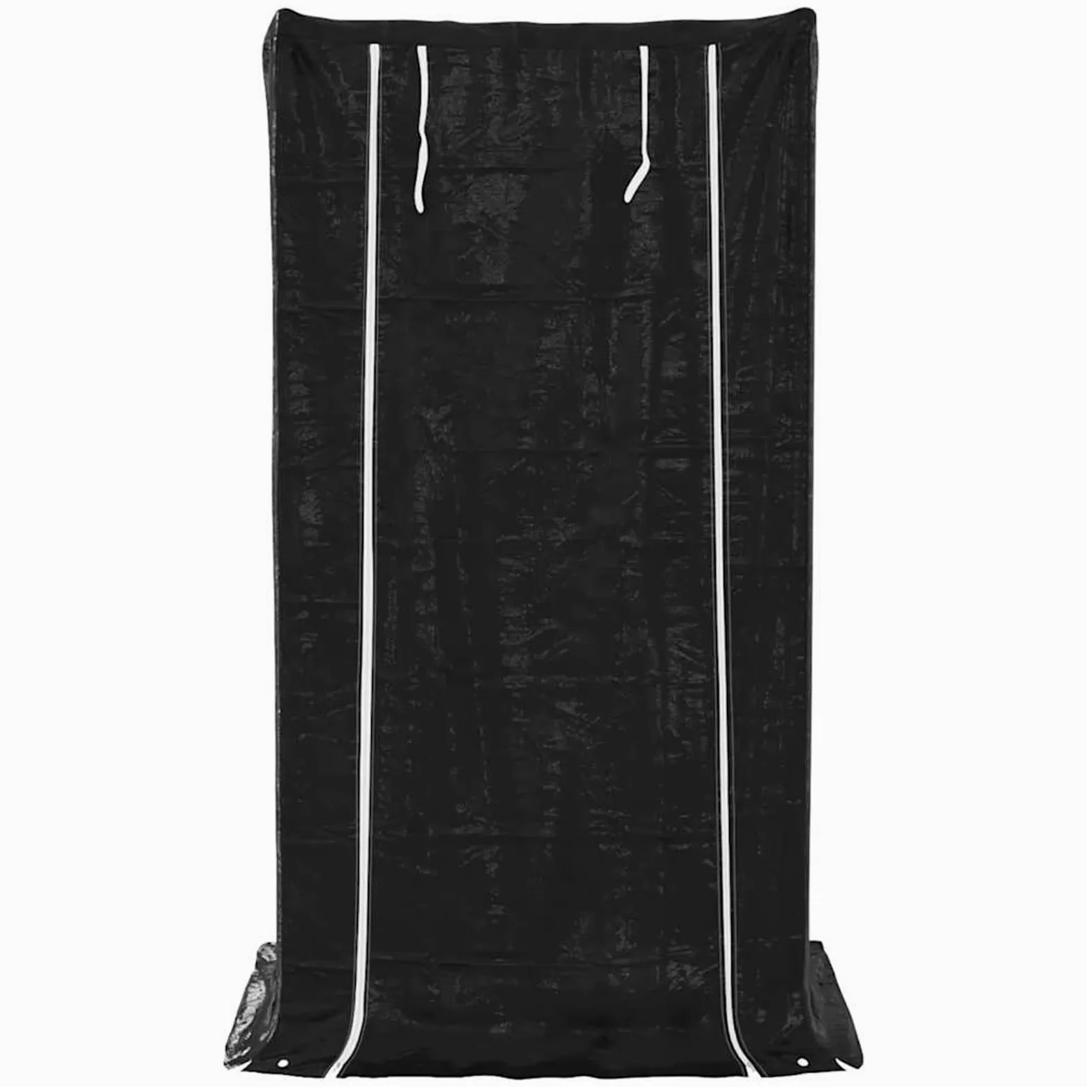 ATOMSTACK MAKER Estantería para leña, 100 x 80 x 200 cm, de acero galvanizado, resistente a la intemperie, aumenta la circulación del aire, incluye funda impermeable con cremallera, ideal para jardín