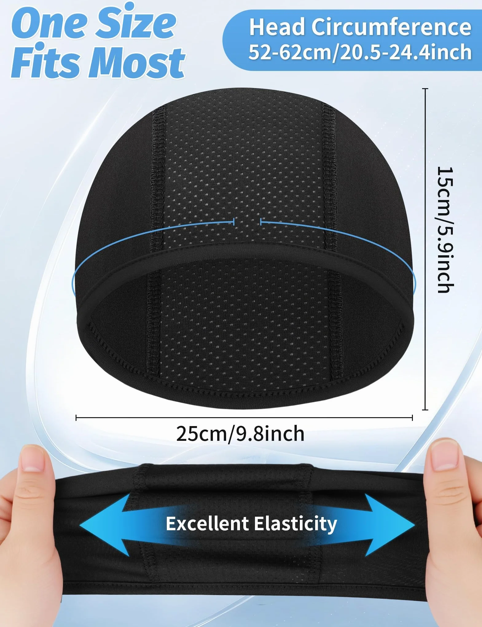 Becellen Gorro Bici Verano Transpirable Malla Sotocasco Ciclismo Running Multifuncional Skull Cap