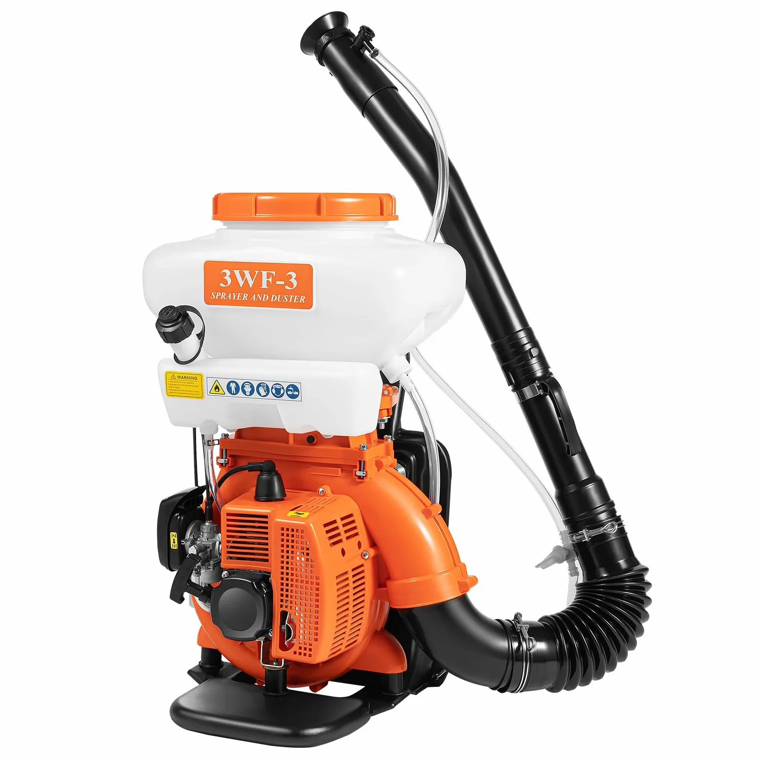 Pulverizador de motor de gasolina de 14 l, pulverizador de motor, pulverizador de motor de 12 m, 7500 rpm, pulverizador a presión para cobertizos de verduras, huertos, jardines
