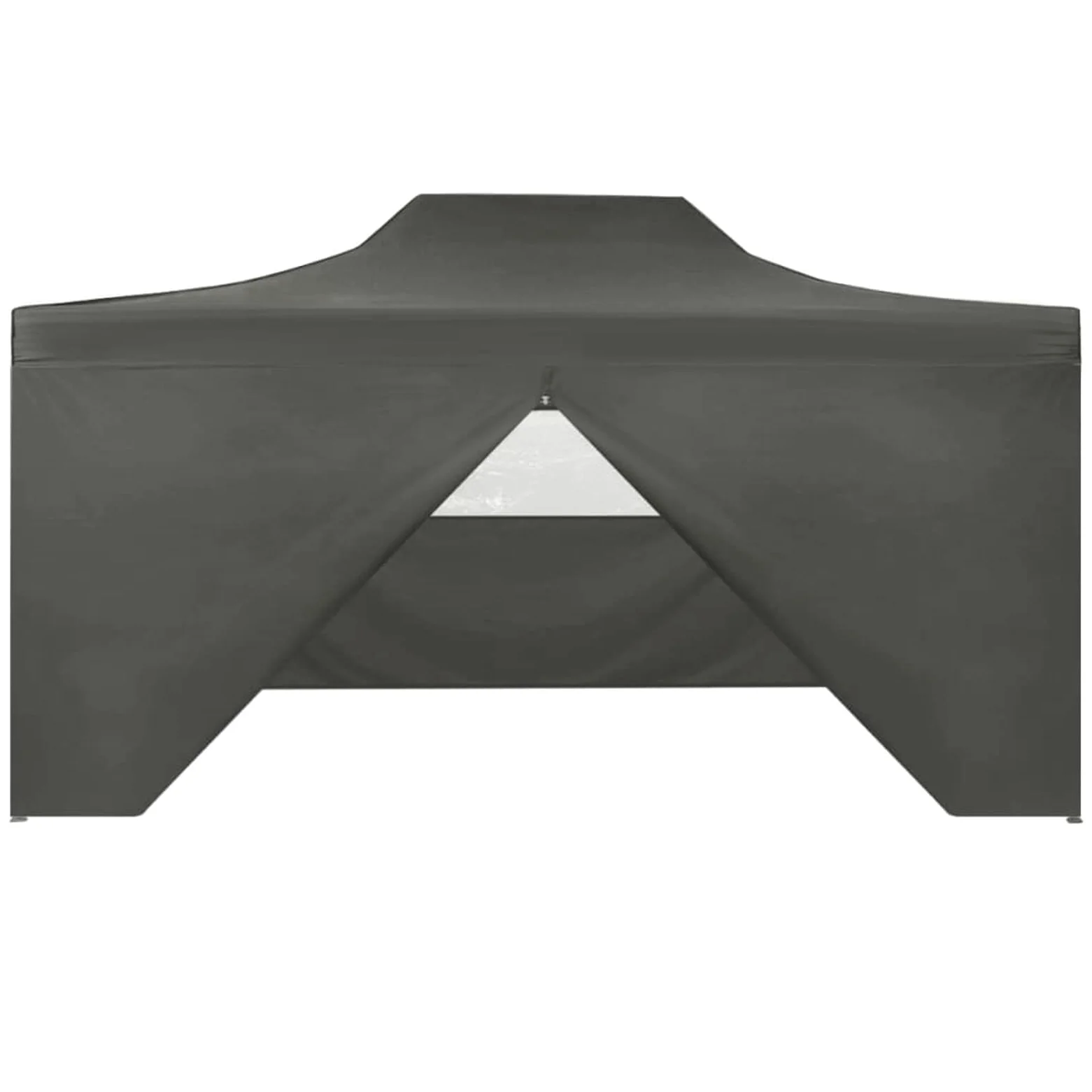 ARKEM Carpa pleglable Pop-up con 4 Paredes 3x4,5 m Gris Antracita Carpa Camping Toldo RetráCtil