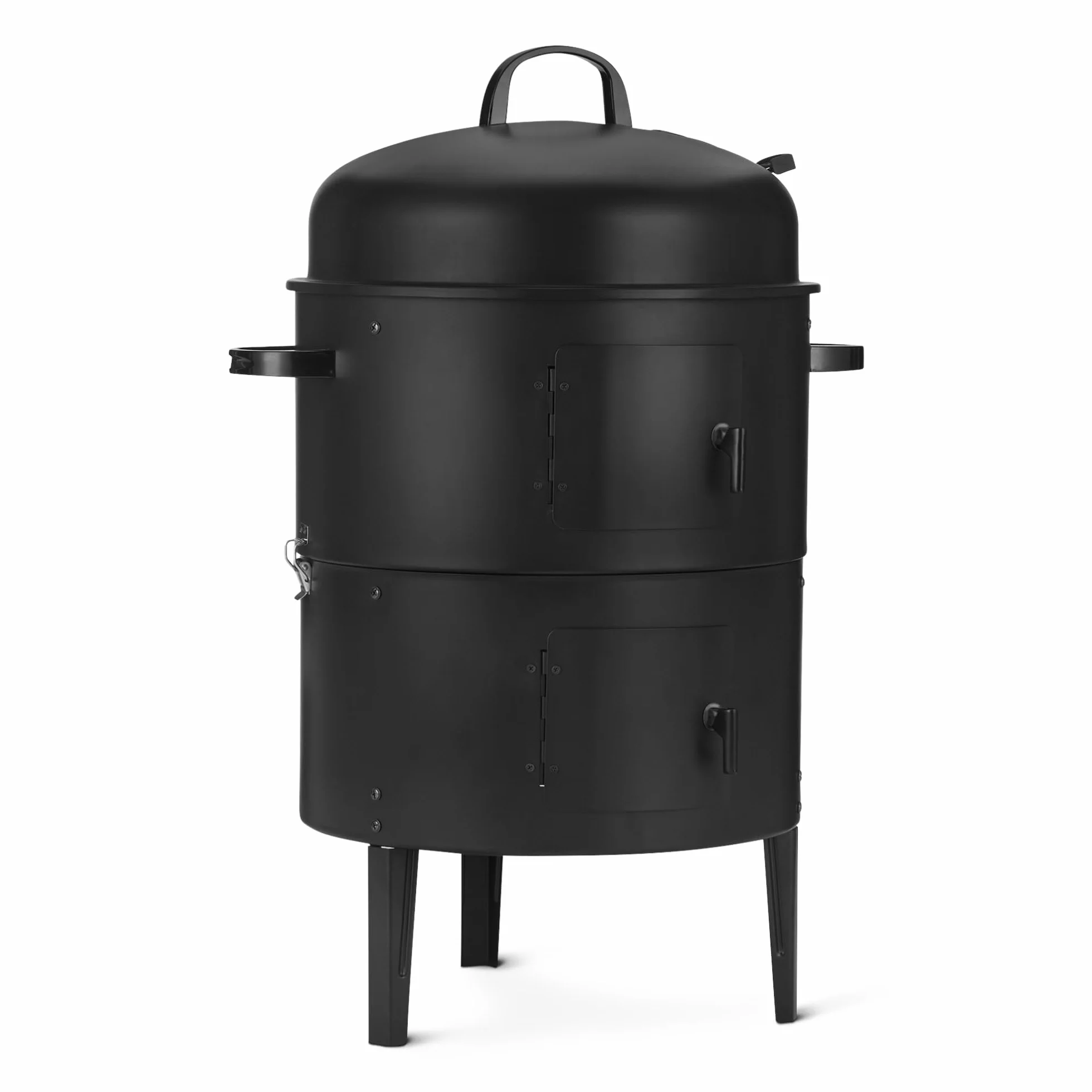 Amazon Basics - Ahumador para Exteriores, Paquete de 1, 52.3 x 42.7 x 79.2 cm, Negro