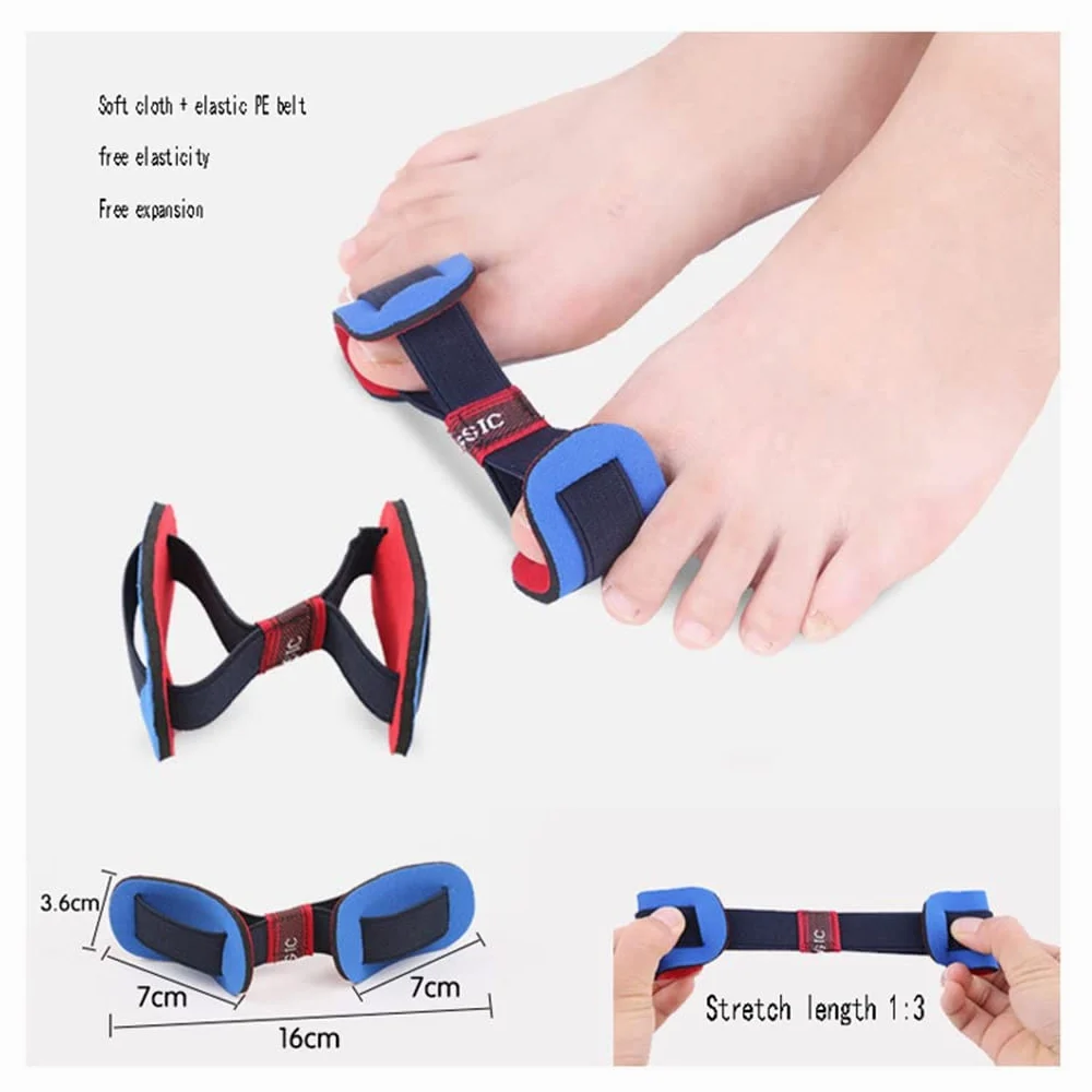 Corrector Hallux Valgus, Juego de separación de Dedos, Corrector de Silicona, Protector alisador de juanetes para Hombres y Mujeres, Alivio del Dolor para el Cuidado de los pies