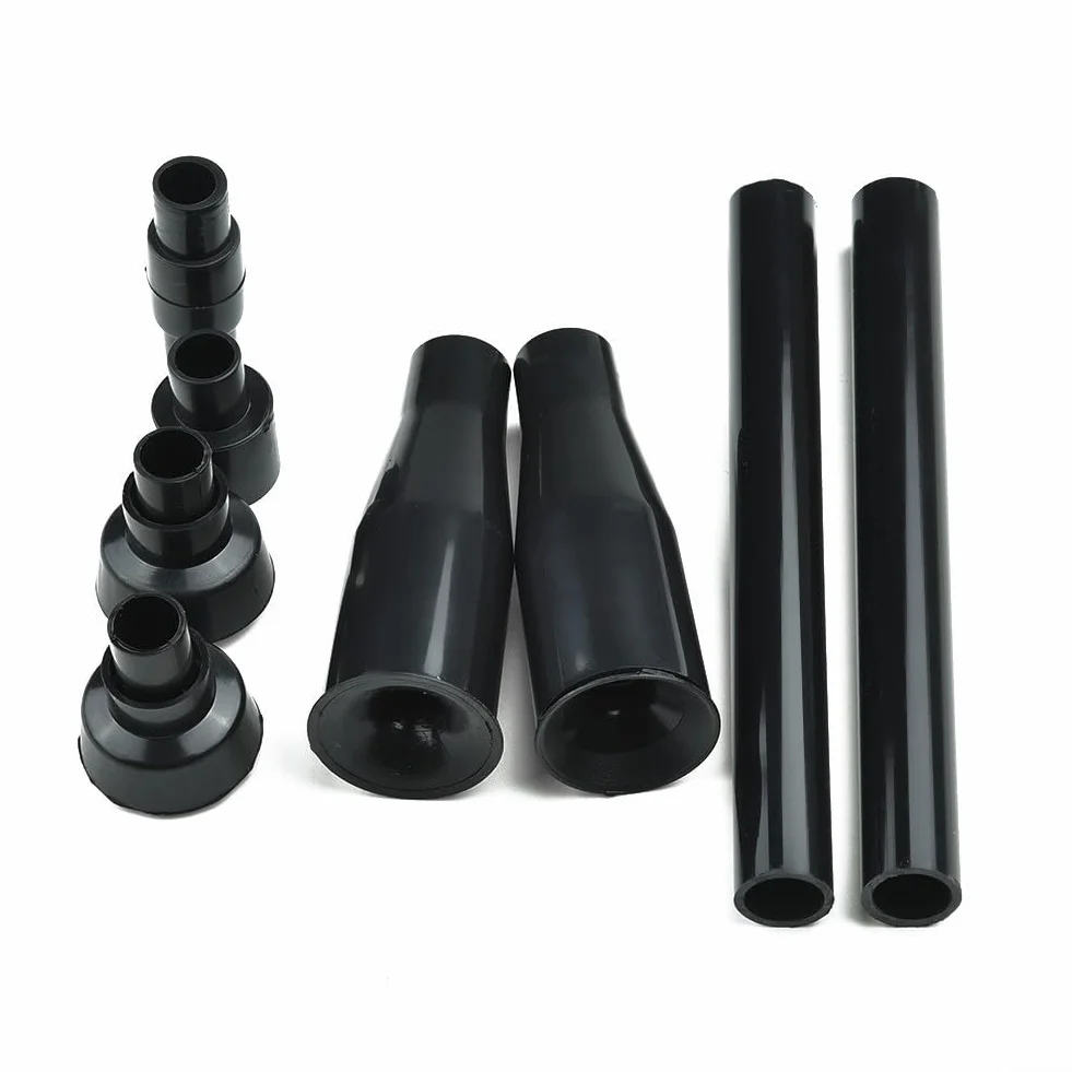 Juego de boquillas de plástico negro multifuncional para fuentes de jardín, compatible con todas las bombas de agua