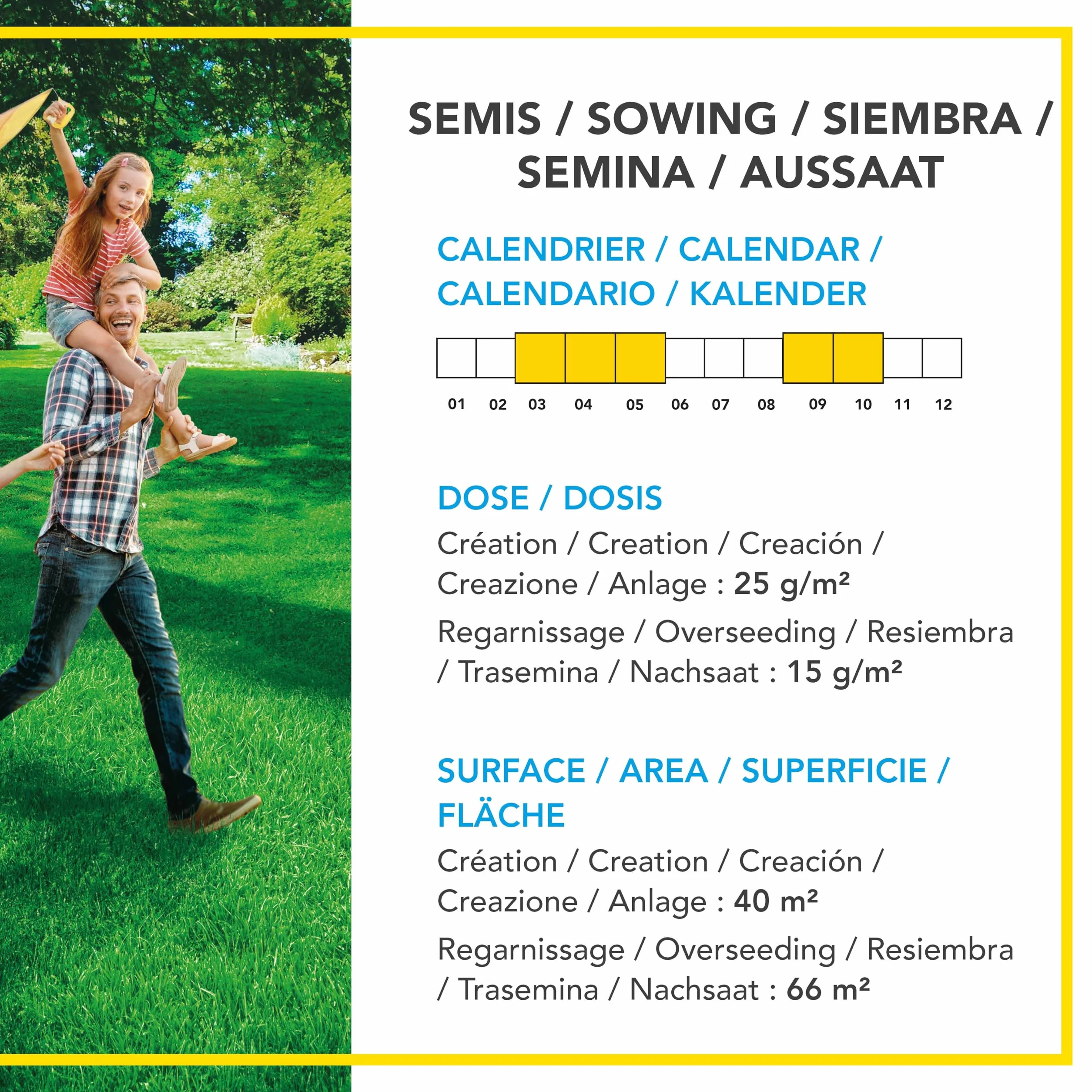 Barenbrug - Césped Sombra y Sol - Alto Rendimiento en Zonas Sombrías - Apto para Zonas Soleadas - Fino y Denso - Ideal para Reverdecir Pequeños Jardines Urbanos - Fabricado en Francia - 1 Kg