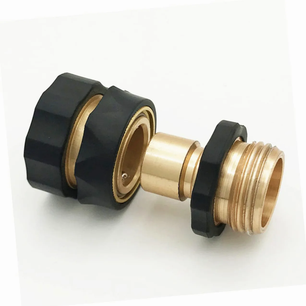 Toddmomy Kit de conectores de manguera de jardín, adaptador de conexión rápida para grifo, resistente (2 pares)