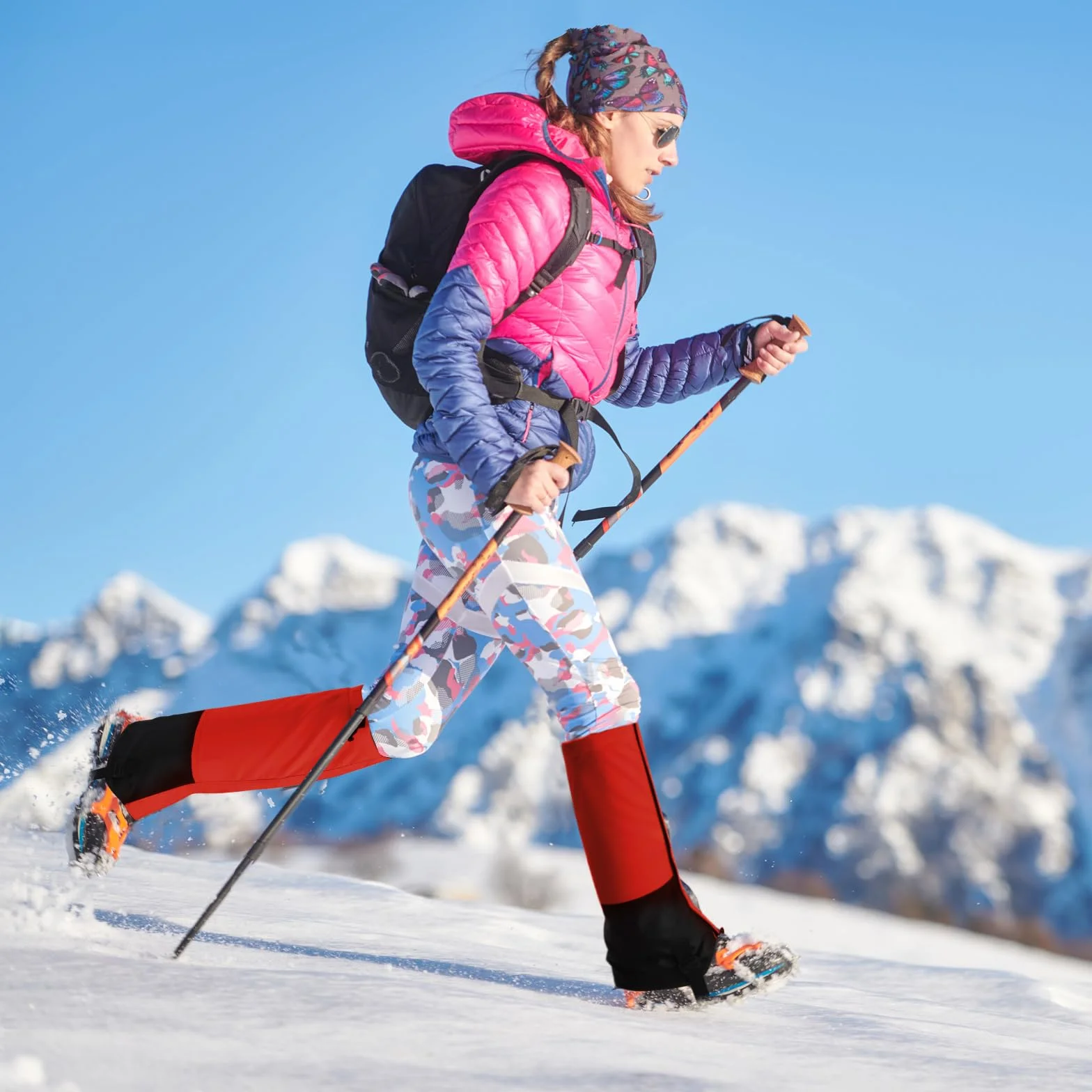 Polainas Impermeables Senderismo Ajustables Gaiter Legging Nieve Esquiar Escalar