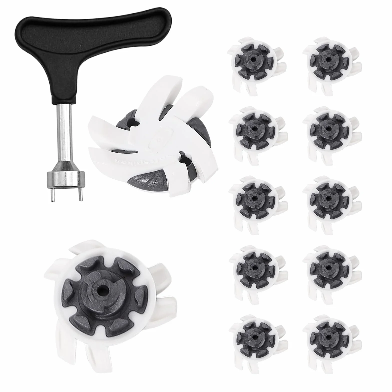 Clavos para zapatos de golf antideslizantes 12 piezas