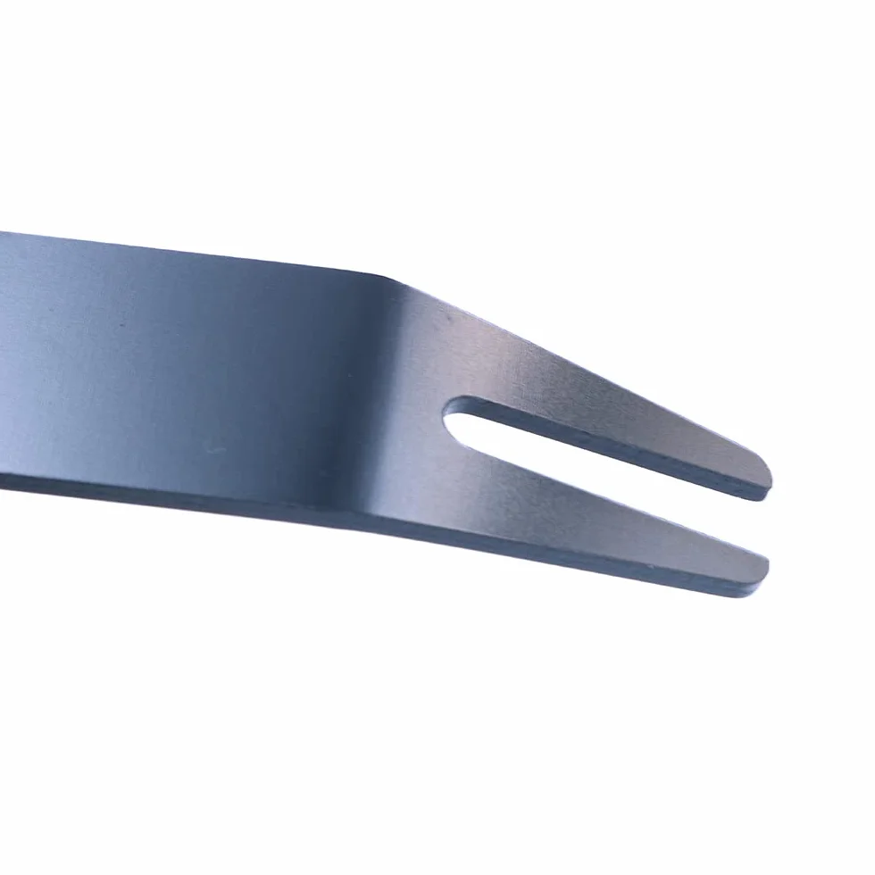 Aluminio Paquete de 2 Herramientas de Reparación de Divot de Golf Negro