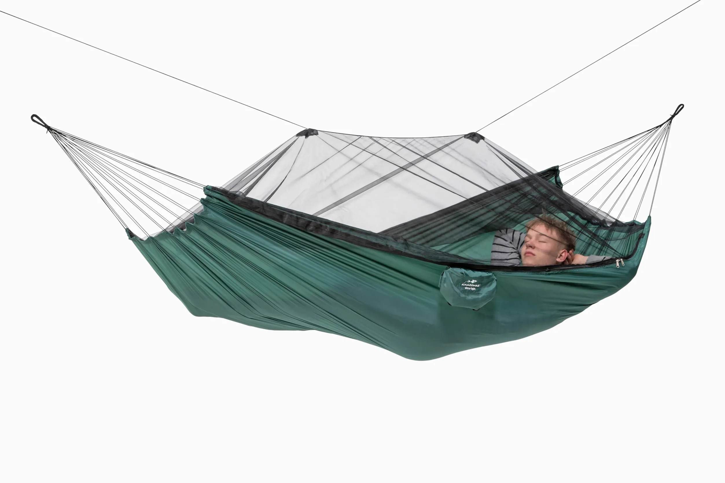 Amazonas AZ-1030200 Mosquito-Traveller - Hamaca (220 x 140 cm, resistencia: 150 kg)