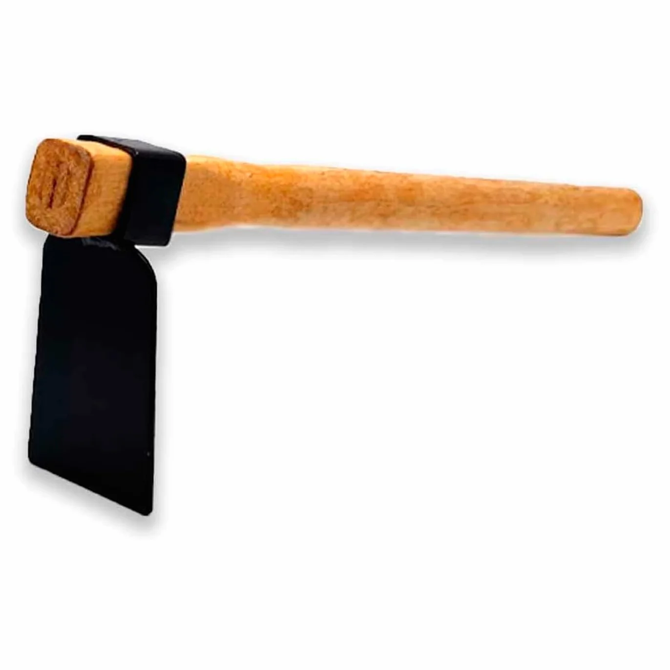 Tradineur - Azada con mango de madera - Fabricado en acero inoxidable - Diseño ergonomico - Herramienta manual - 36 x 12,5 x 6 cm