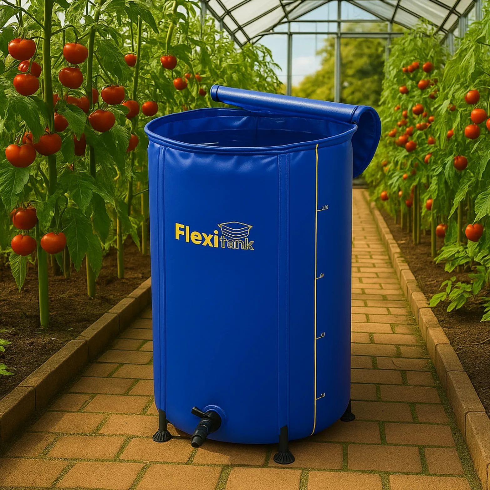 Weedness Autopot Flexitank 225 litros – Depósito de agua de lluvia, barril de agua de lluvia, jardín (1000 litros)