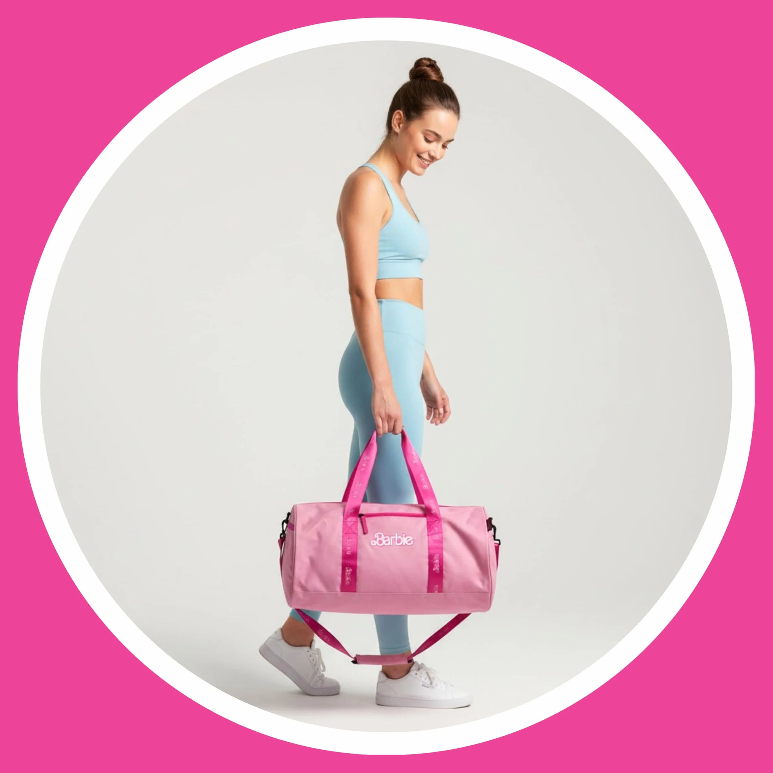 Barbie Bolsa Deporte Bolso Gimnasio Equipaje Infantil Accesorios Regalo Niñas