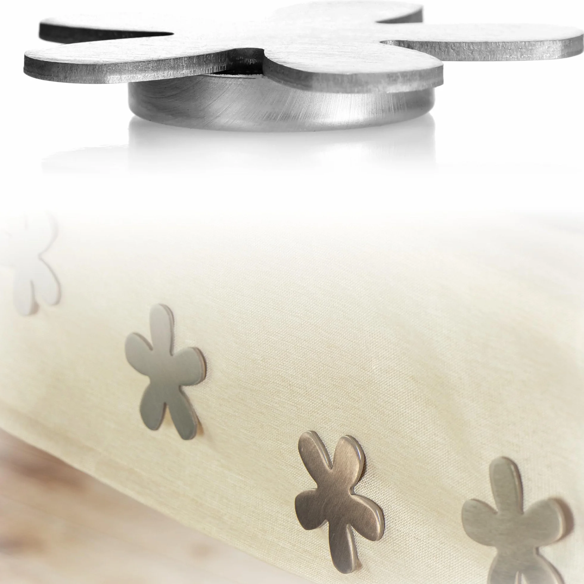 com-four® 4X Pesos Mantel magnéticos Acero Inoxidable - Pinzas Pesadas con imán - Clips sujeción Mesa
