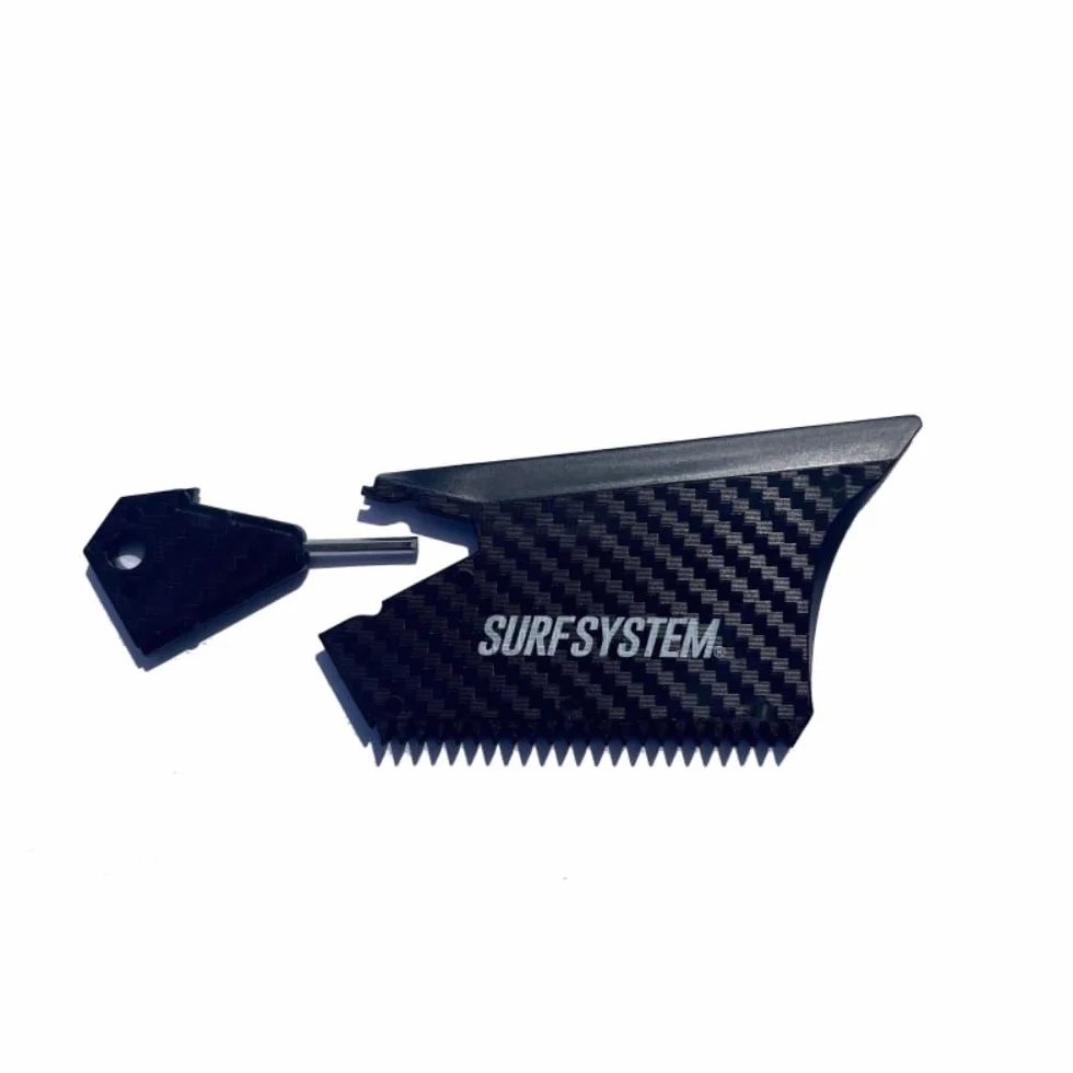 Combo peine de cera y llave de aleta FCS 2 en 1 para llaveros, llave hexagonal 3/32 compatible FCS/Futures