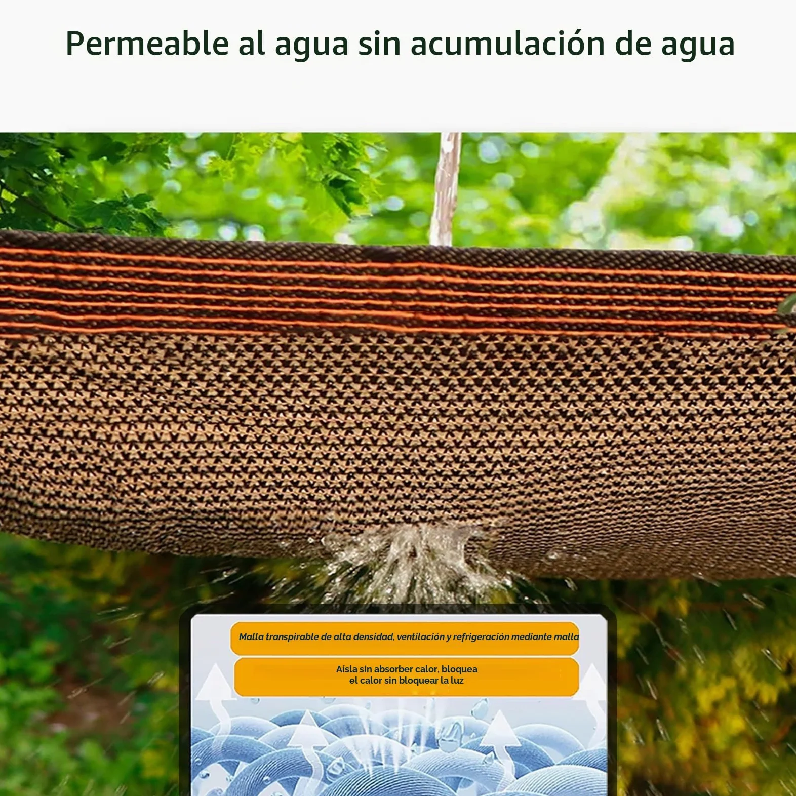 Red de Sombra 3x6m con Ojales, Malla Sombra 95% UV Toldo Vela de Sombra, Red de Sombra Al Aire Libre para Invernadero, Jardín, Pérgola, Patio Césped