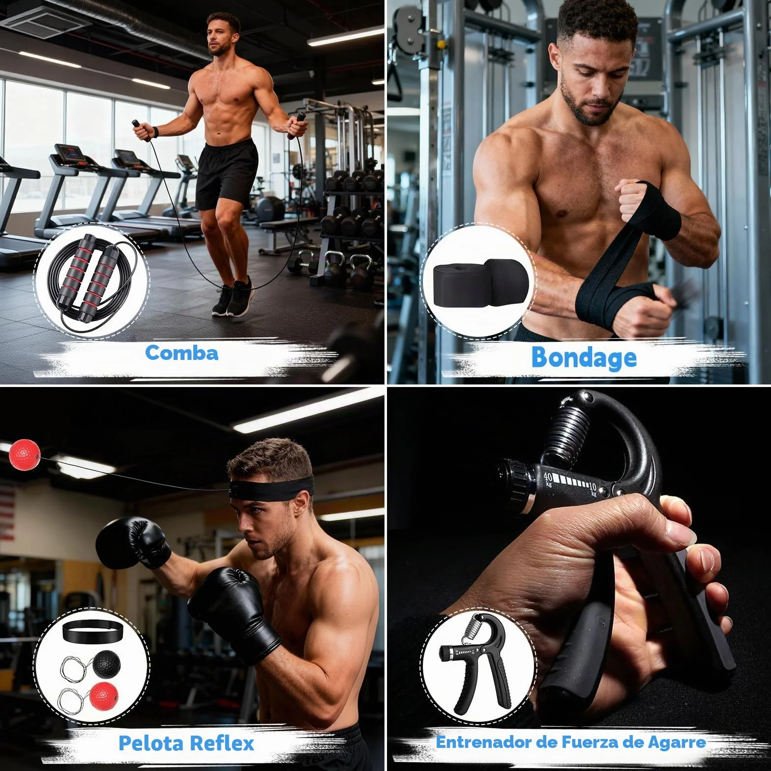 Saco de Boxeo Ninonly 120 cm Colgante con Guantes y Cuerda para Saltar