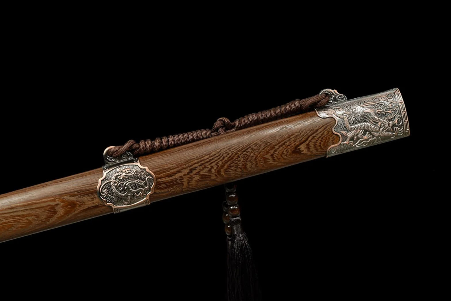 Espada de Tai Chi 102 cm madera sándalo natural con vaina madera maciza Bokken para entrenamiento Kendo