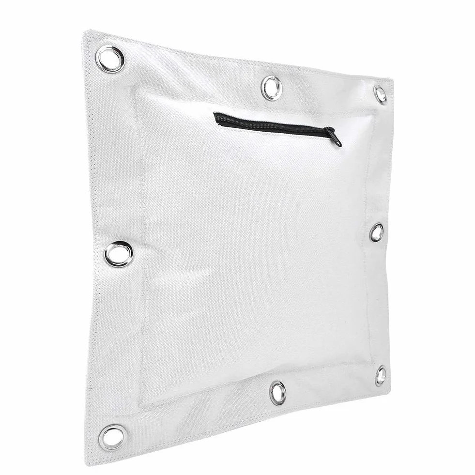 Alomejor Saco de Arena Vacío de Lona con Cremallera para Artes Marciales Muay Thai Kung Fu Makiwara