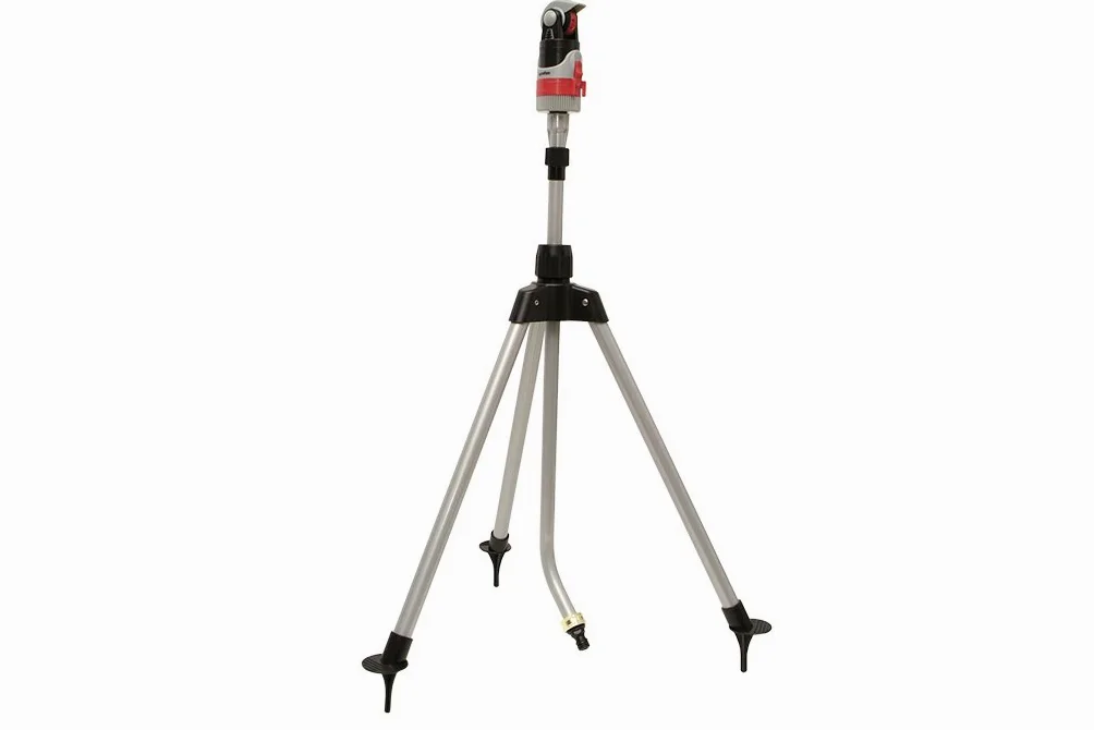 Cofan Aspersor 4 Posiciones | con trípode telescópico | Adecuado para el riego de Jardines y césped | Cobertura y optimización en el riego
