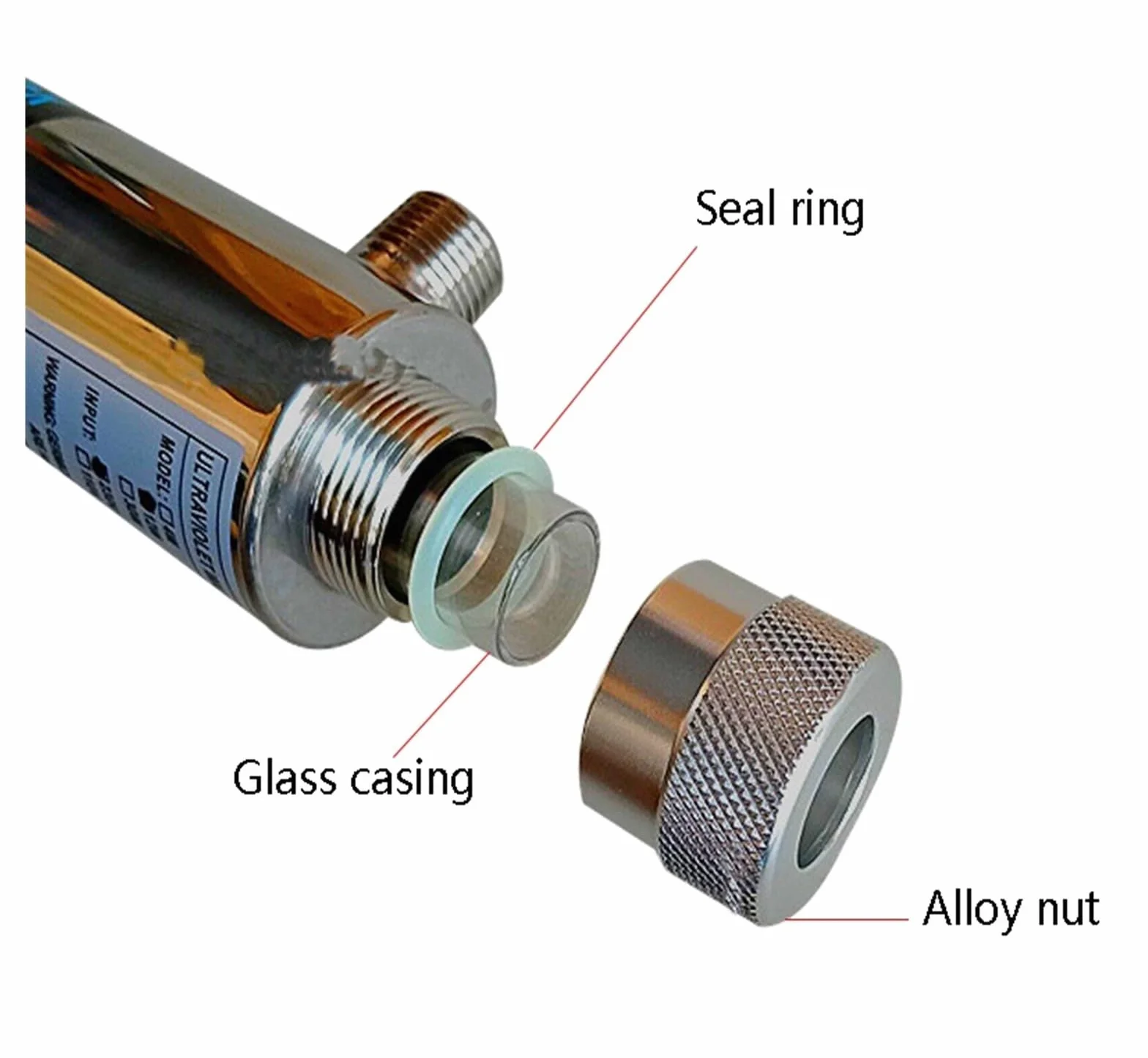 Filtros de Agua para Grifo, Esterilizador de agua UV de acero inoxidable 110/220, filtro de desinfección de bebida directa de lámpara de tubo ultravioleta, purificador de tanque de peces de acuario